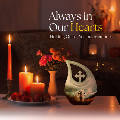 10-inch Native American memorial urn 