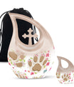 Cross Drop design 10-inch Paws Urn 