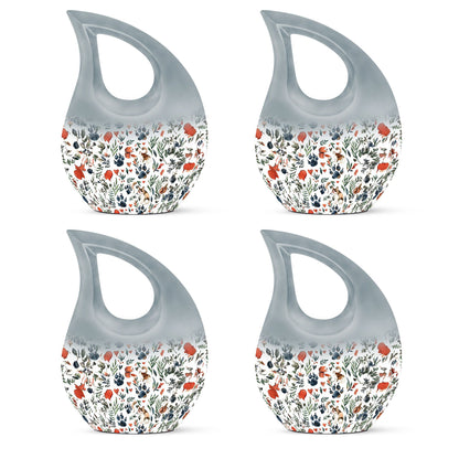 Paws theme Cross Drop large urn, 