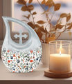 Paws theme Cross Drop large urn, 