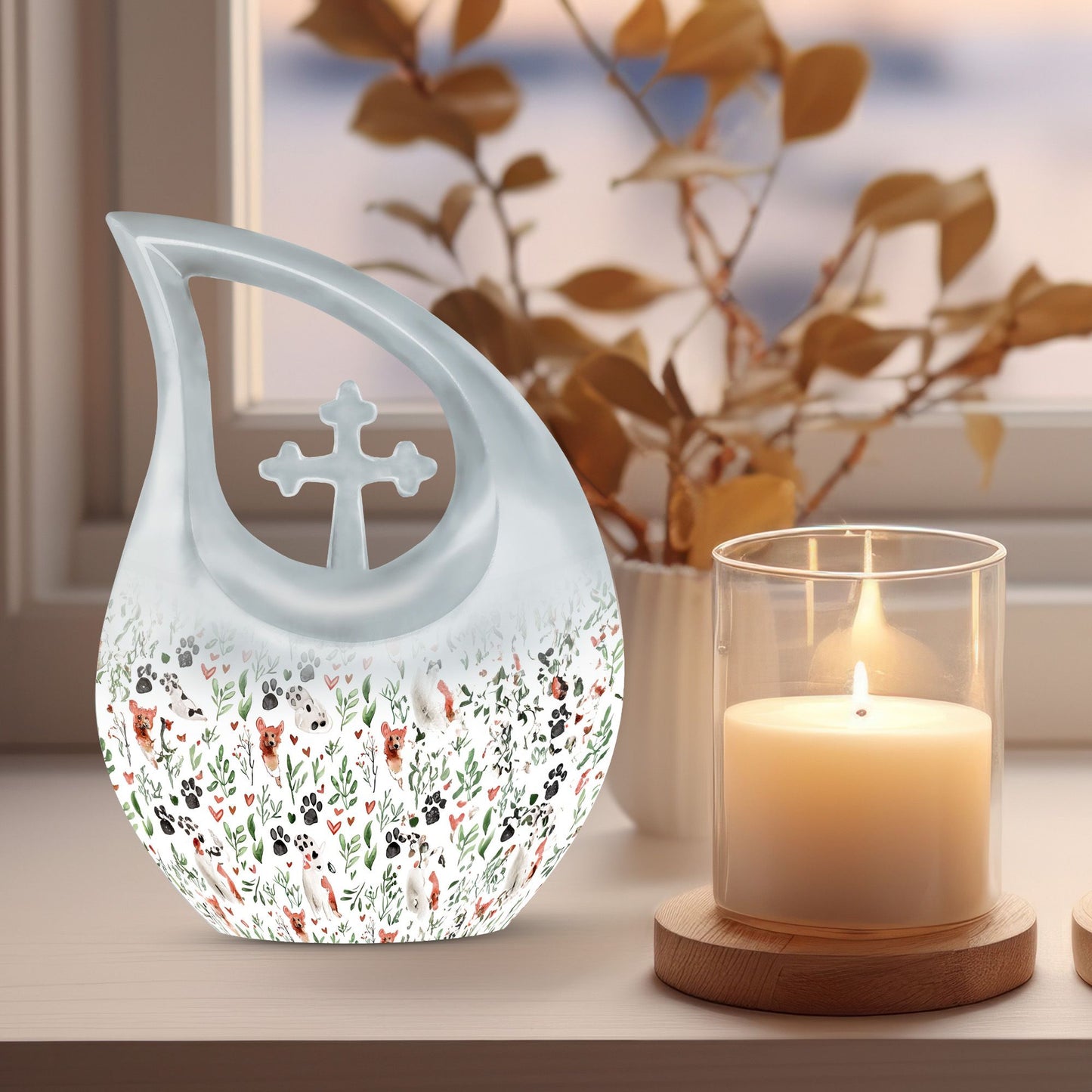 10 inch Paws Urn 