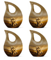 10 Inch Shepherd Themed Cross Drop Cremation Urn