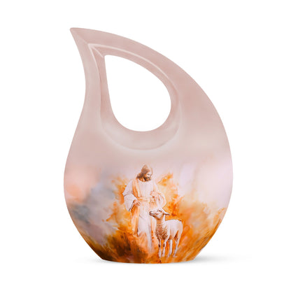 10-inch Shepherd-themed Aluminium Large Urn