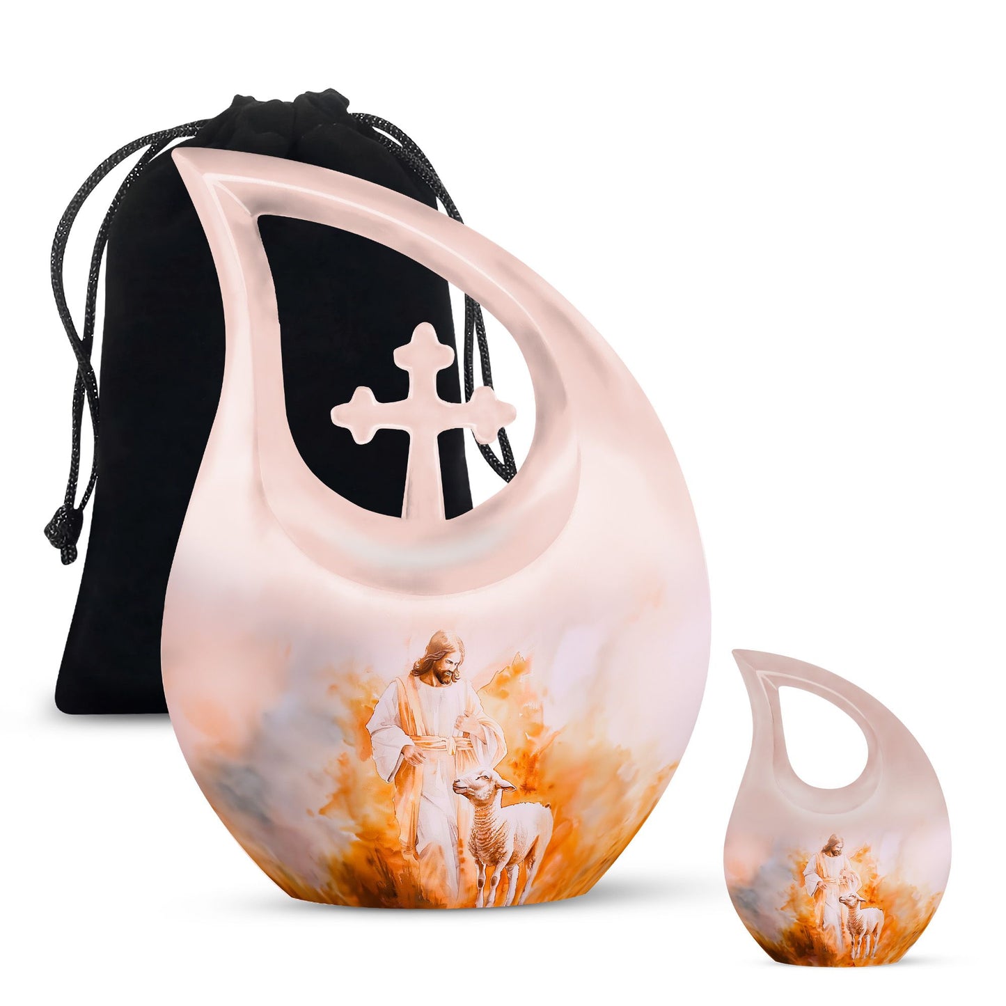 10-inch Shepherd-themed Aluminium Large Urn