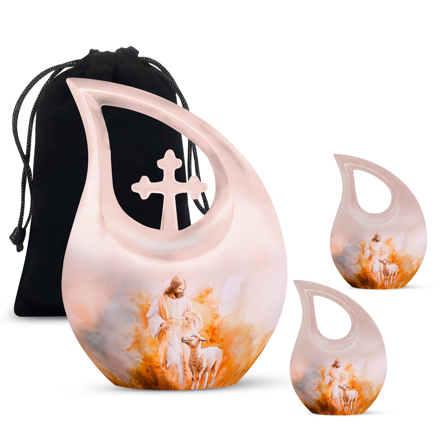 10-inch Shepherd-themed Aluminium Large Urn