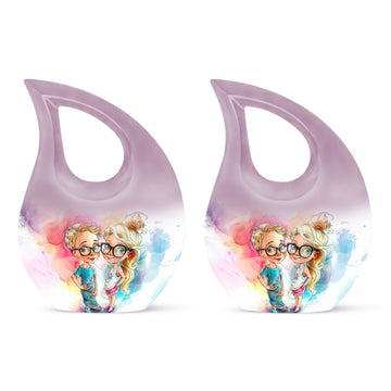 Small Urn Set of 2 -3