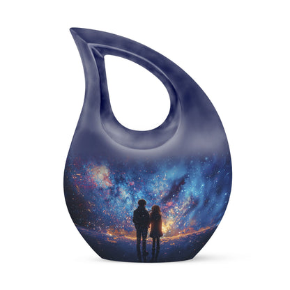 Modern 10-inch Brother and Sister Urn
