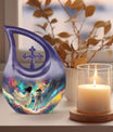 10-inch Brother and Sister Cross Drop Design Memorial Urn
