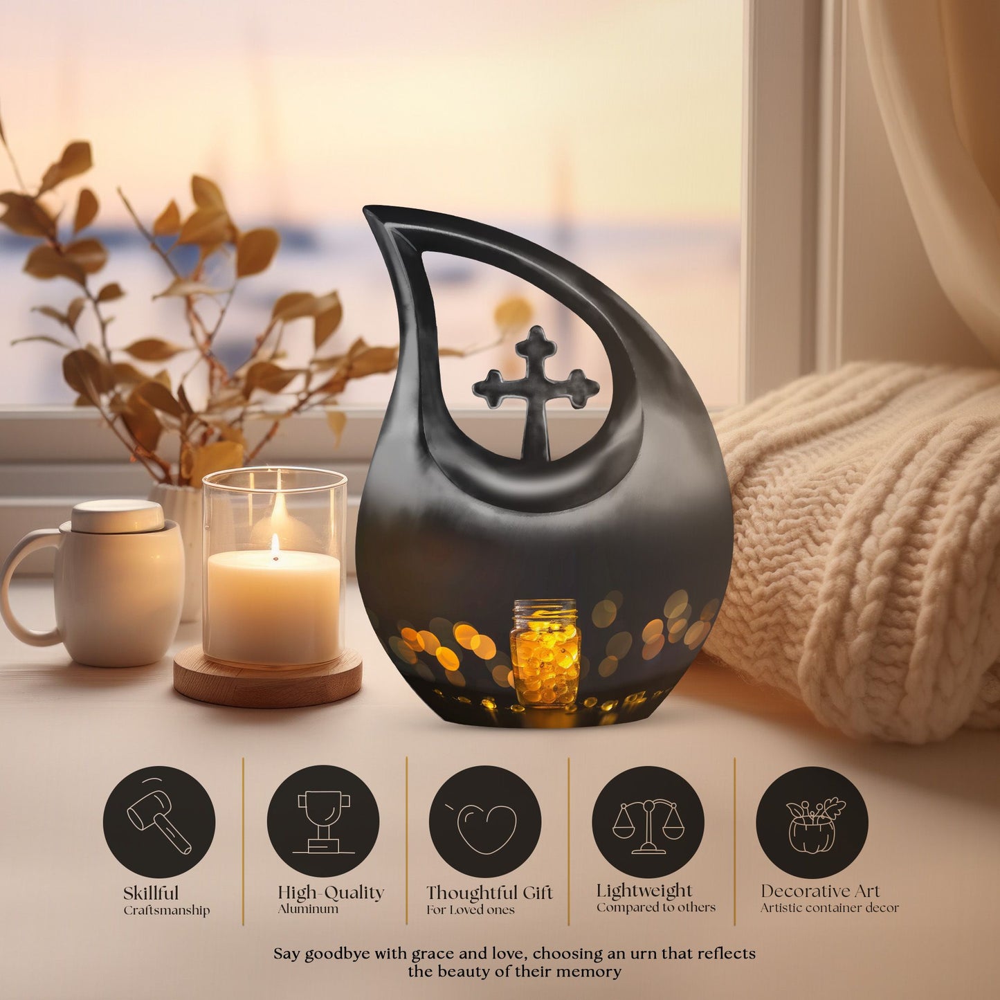 10 Inch Honey Pot Urn