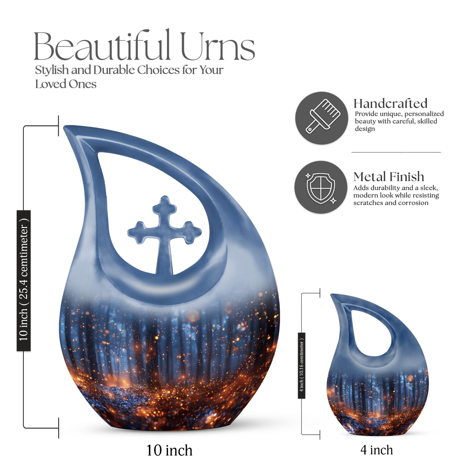 10-inch Twilight Forest Urn 
