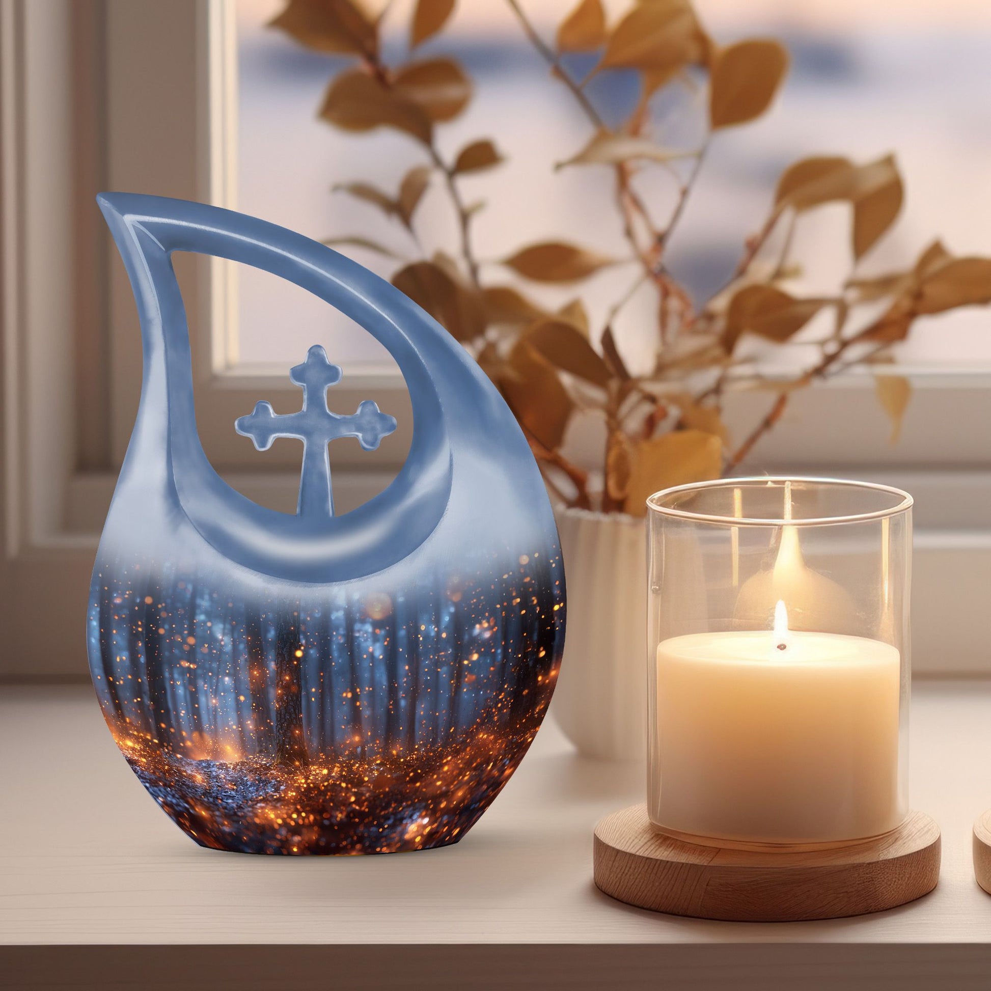 10-inch Twilight Forest Urn 