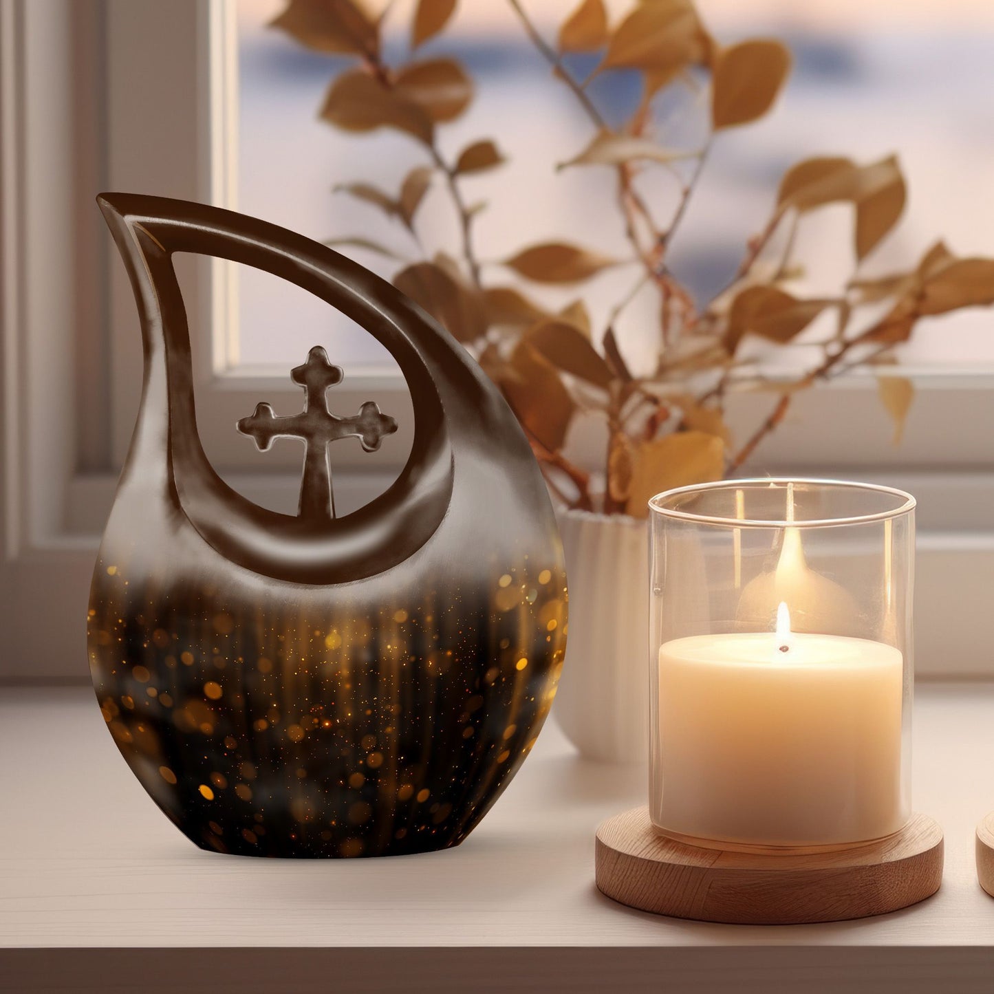 10-inch Twilight Forest Urn 
