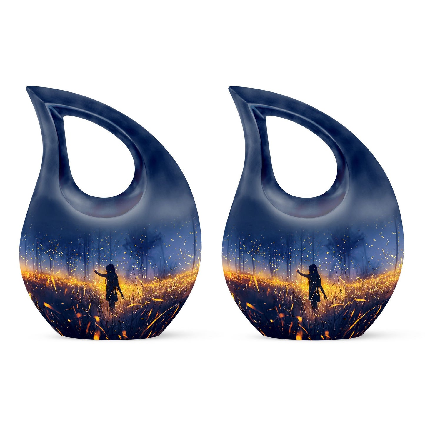 10-inch Twilight Forest Urn,