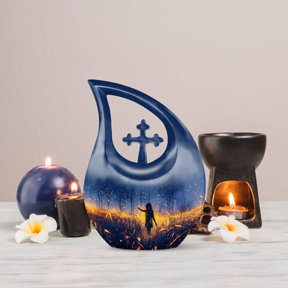 10-inch Twilight Forest Urn,