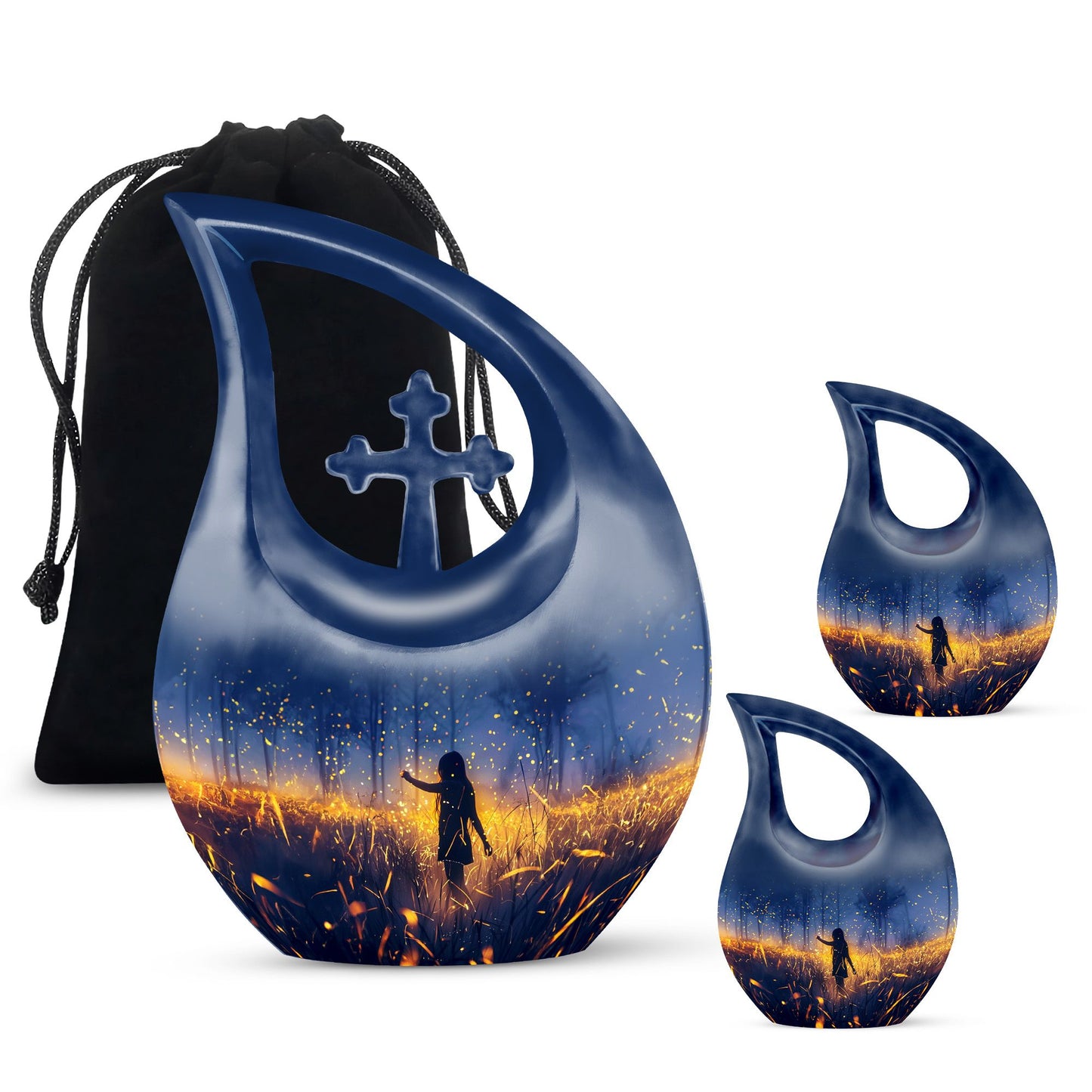 10-inch Twilight Forest Urn,