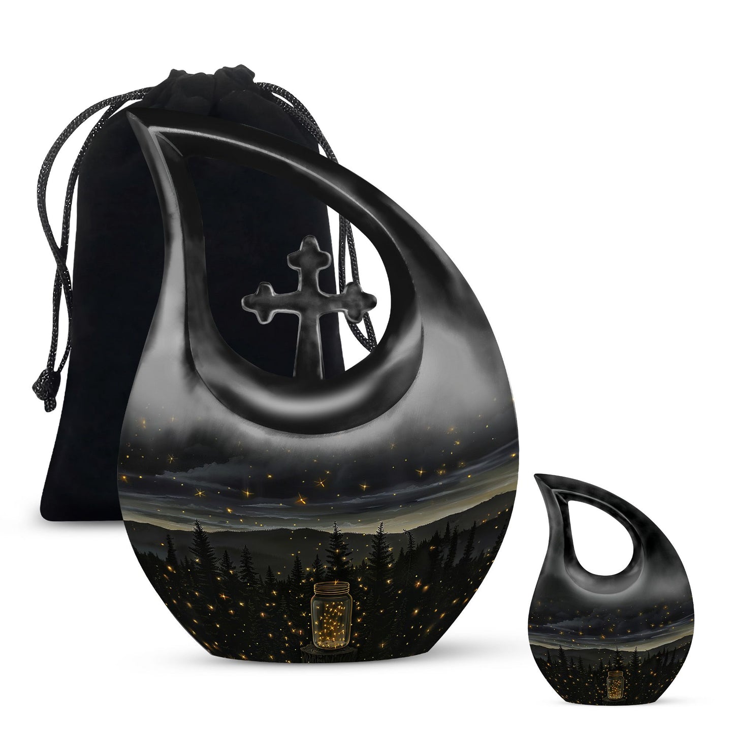 Large Twilight Forest Urn