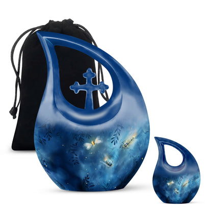 Affordable 10-inch Butterfly Urn