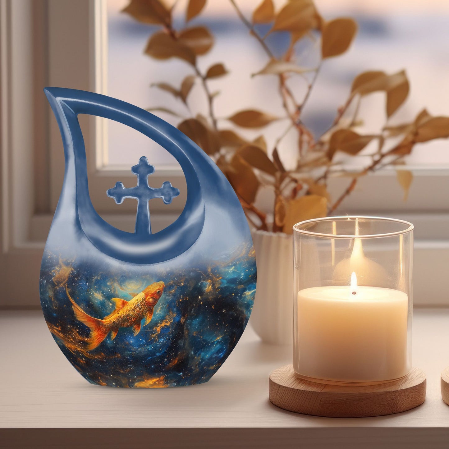 10-inch Fish Urn