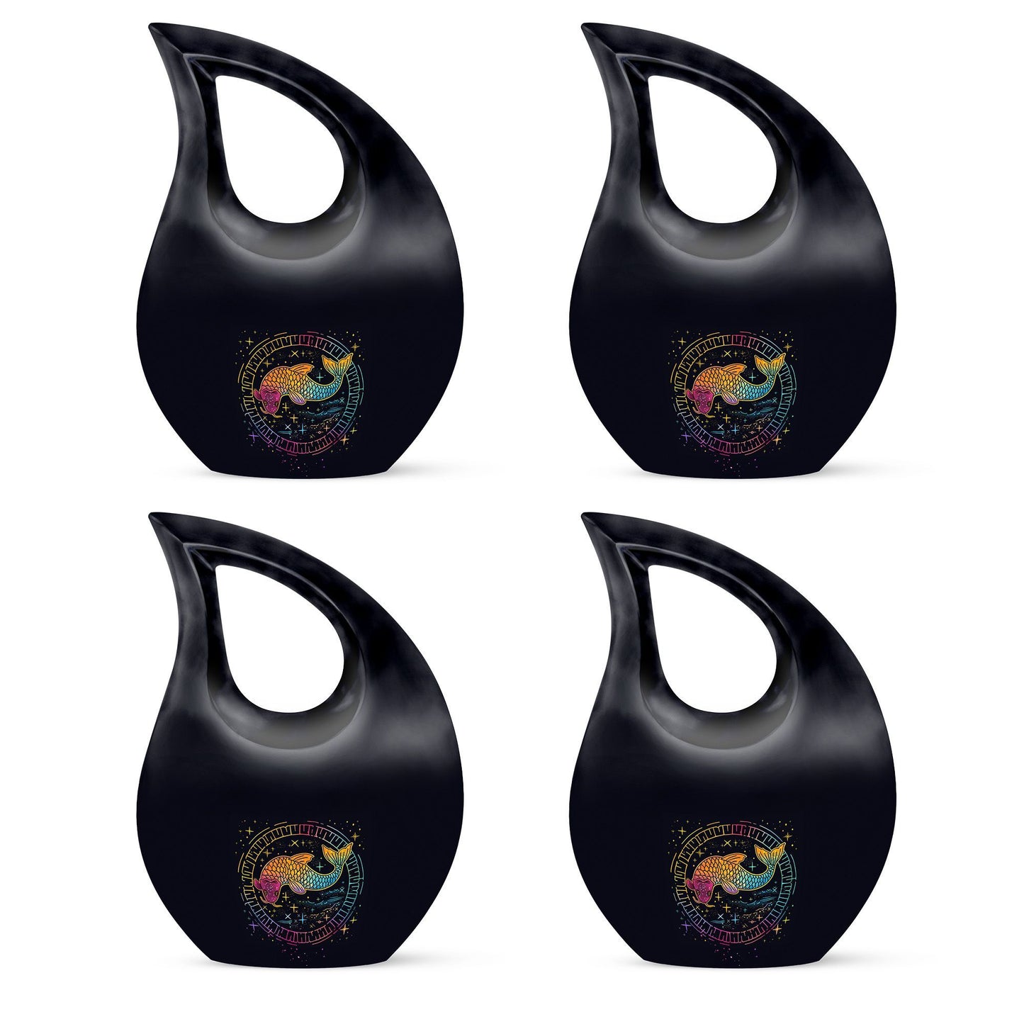 10-inch Cross Drop Fish Urn