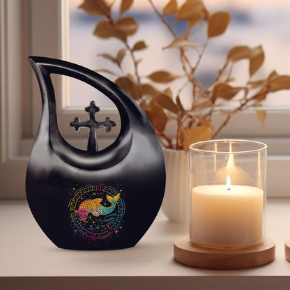 10-inch Cross Drop Fish Urn