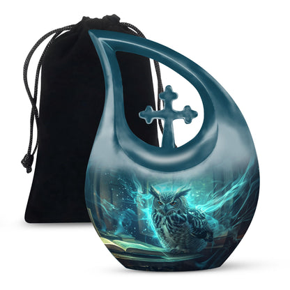 10-inch Owl themed Urn