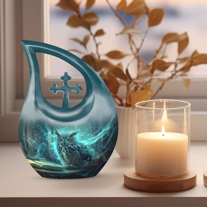10-inch Owl themed Urn