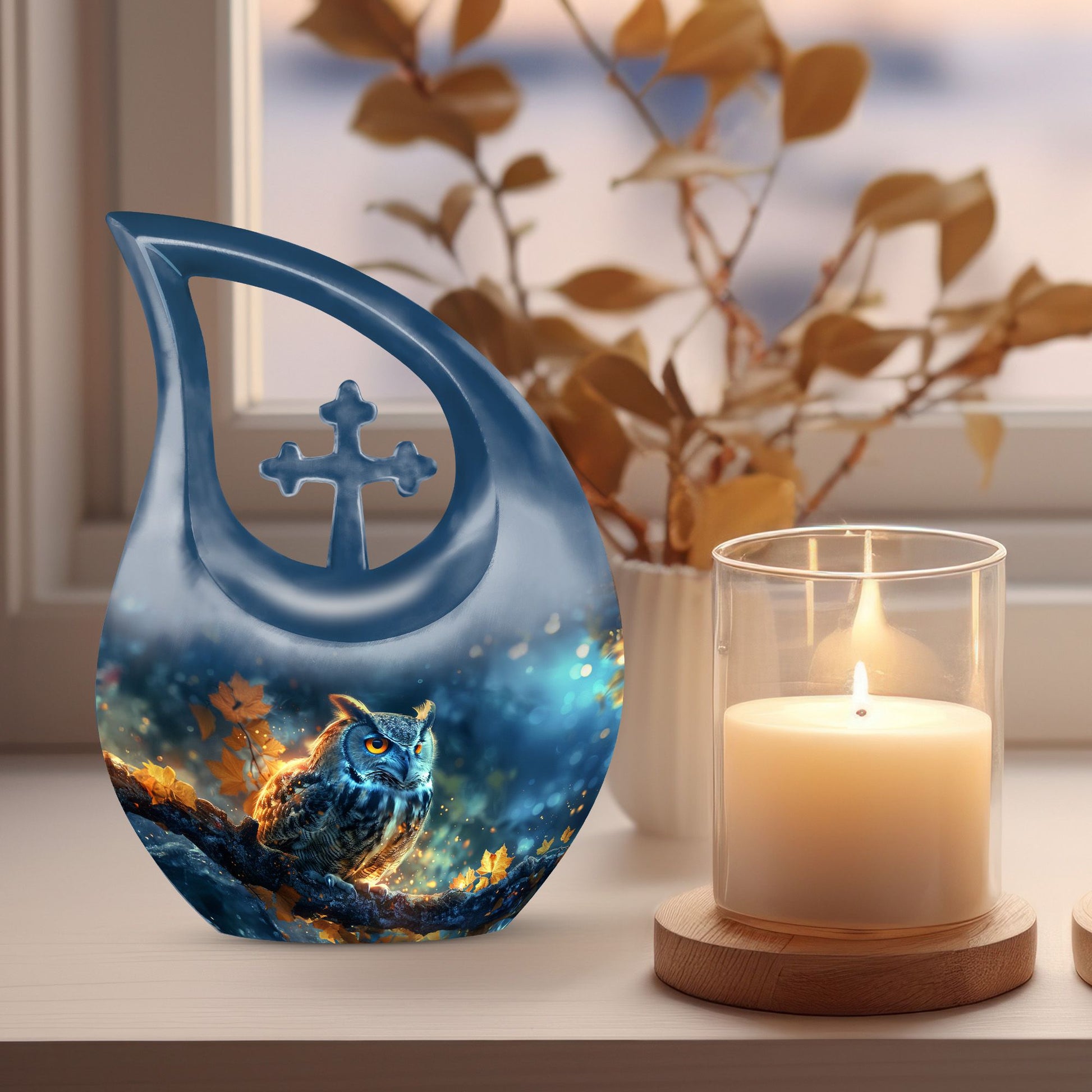 10 inch Owl themed, Cross Drop design,