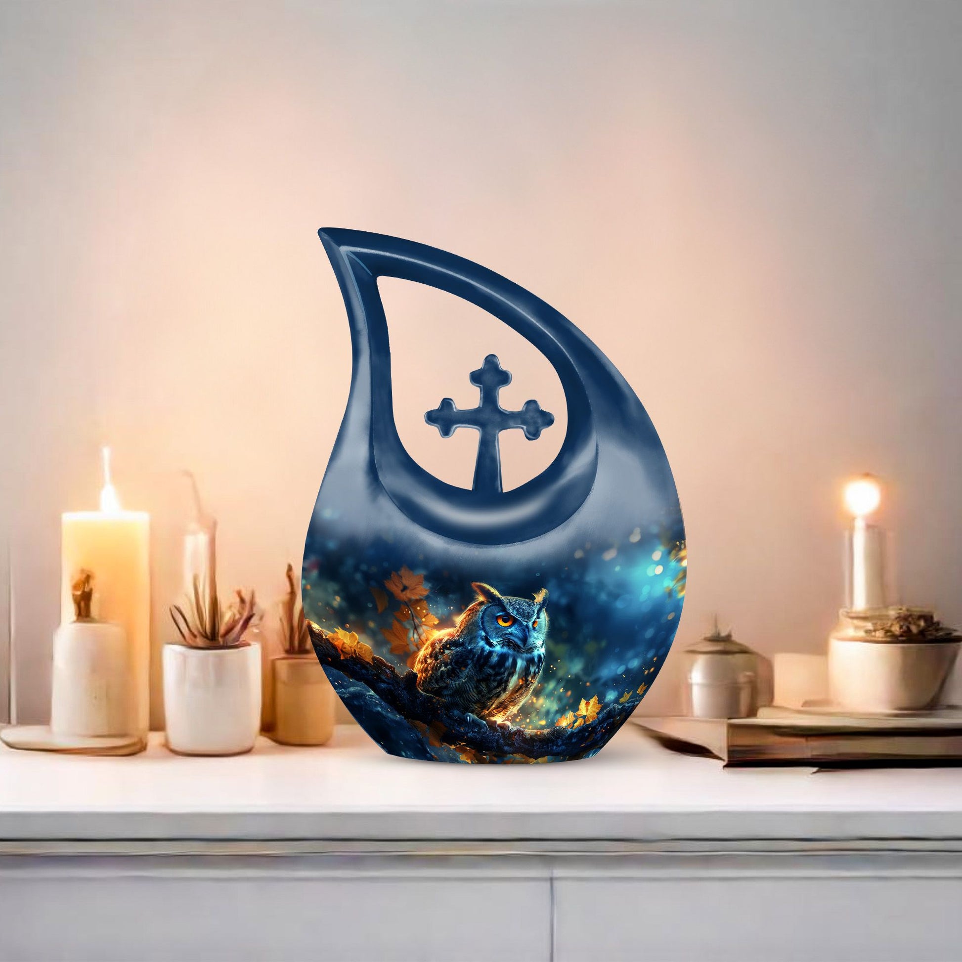 10 inch Owl themed, Cross Drop design,