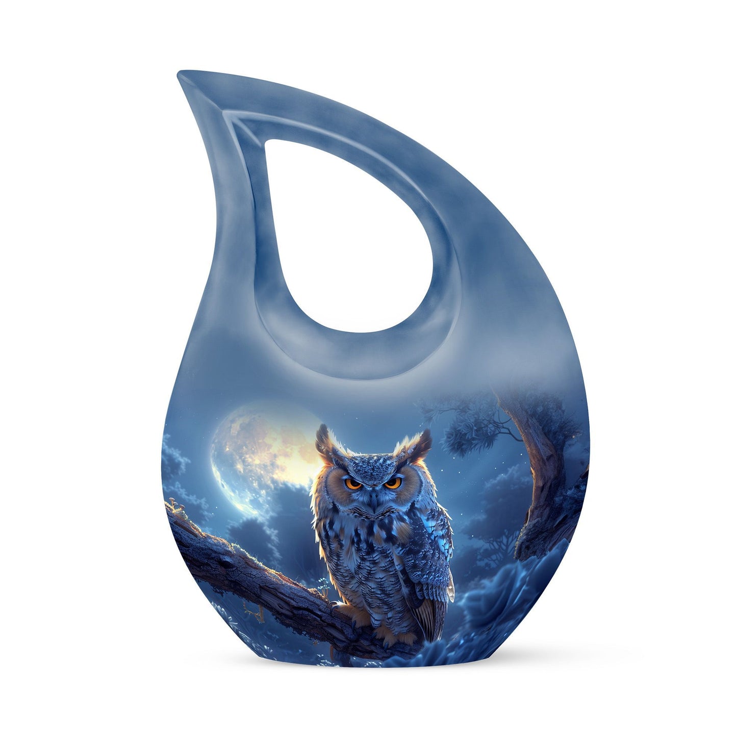 10-inch Owl themed Memorial Urn 
