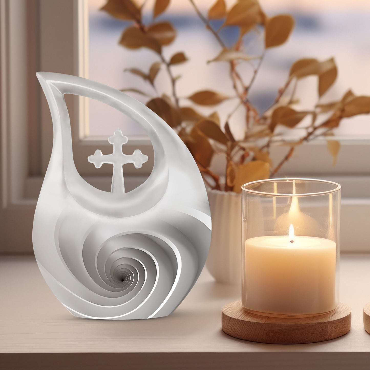 Spiral urn 