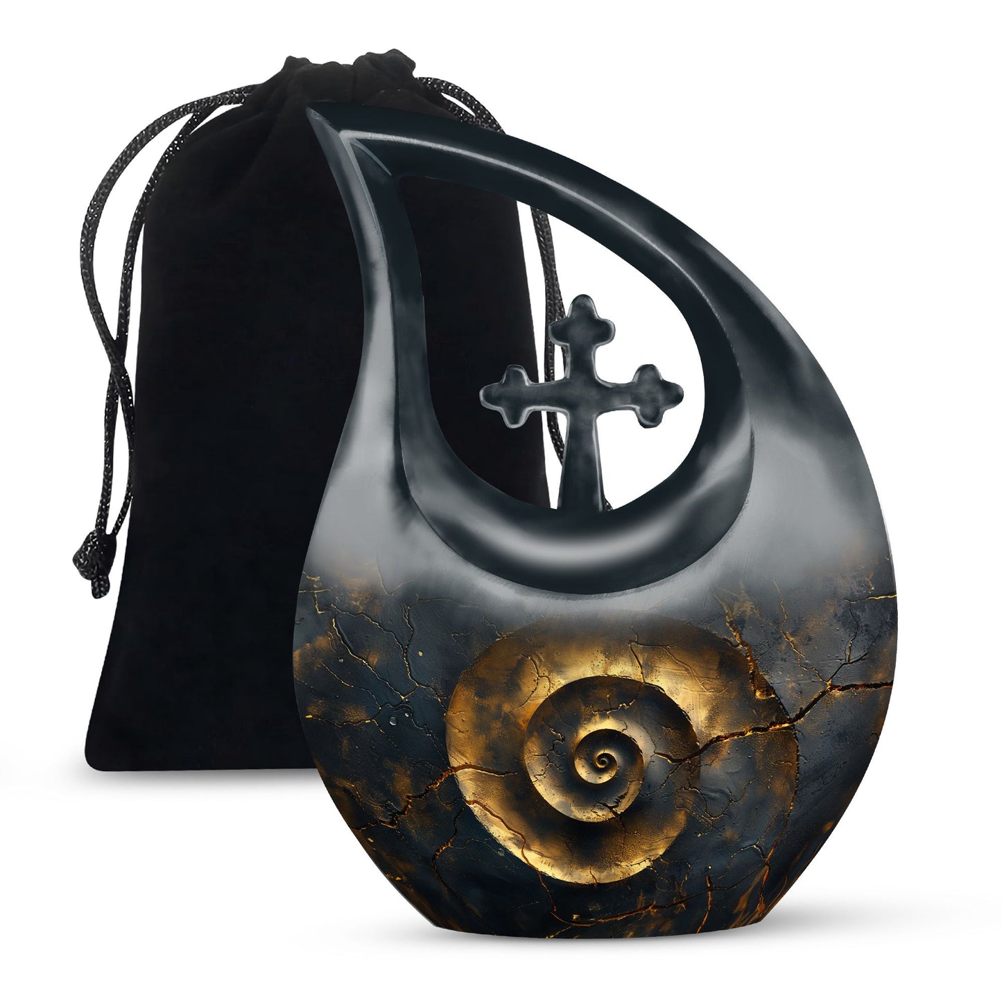 10-inch Spiral Urn