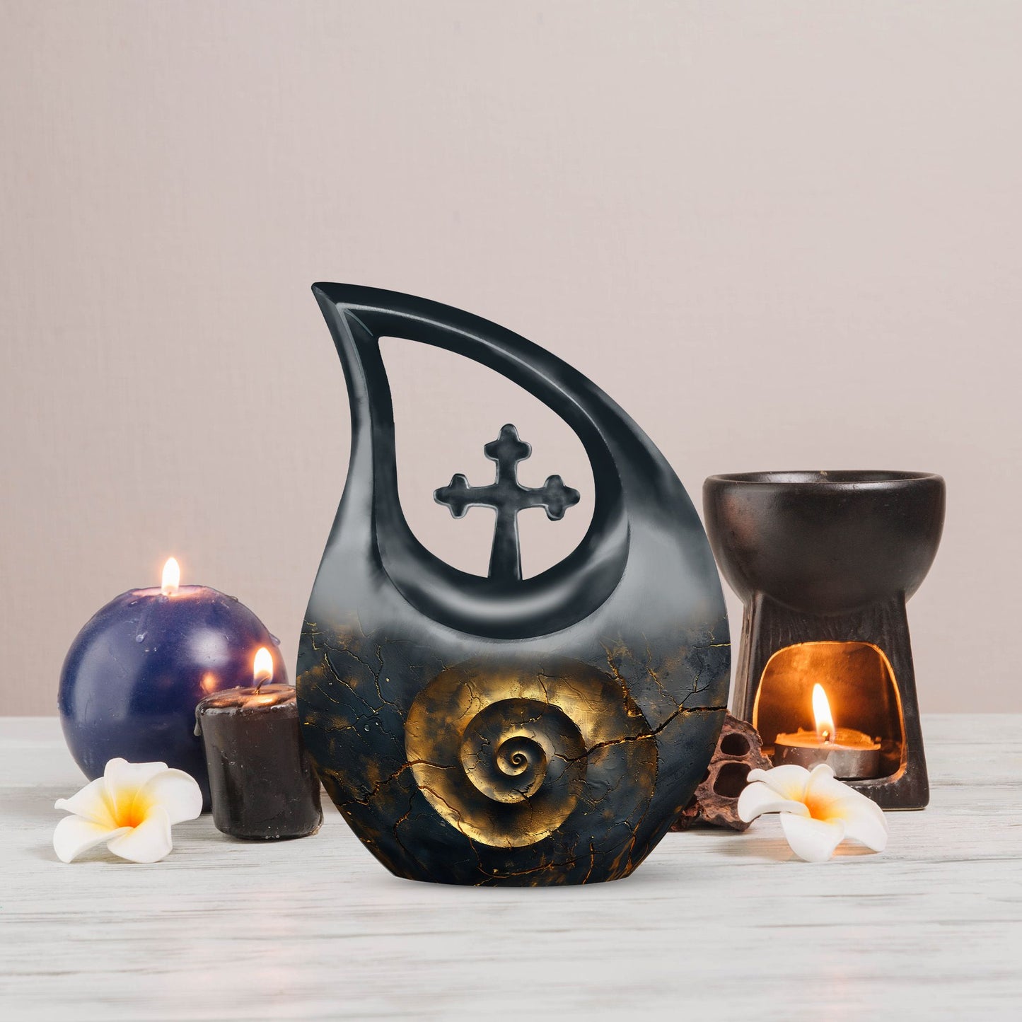 10-inch Spiral Urn