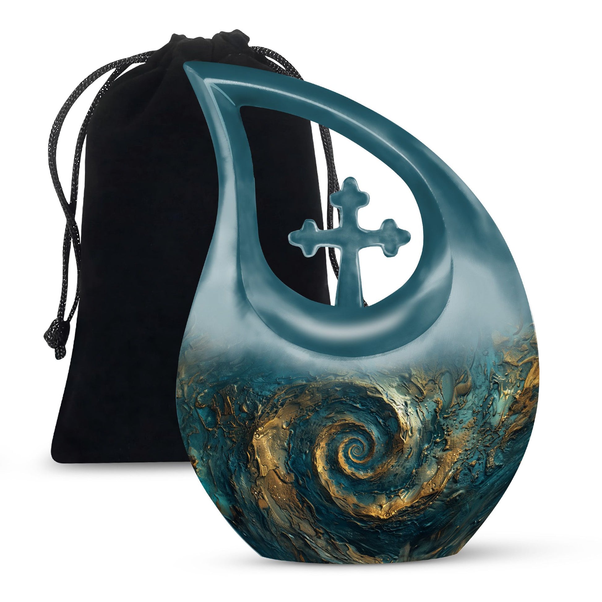 10-inch Spiral Urn