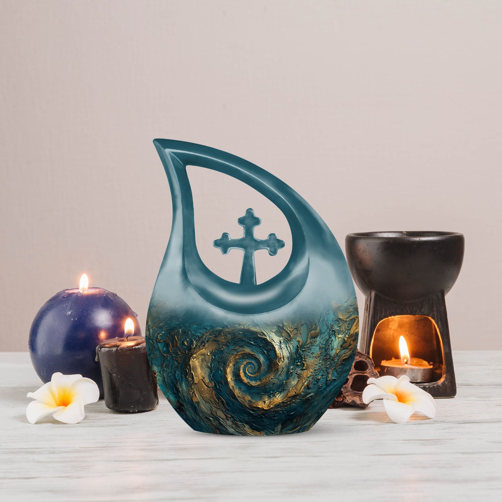 10-inch Spiral Urn