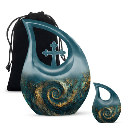 10-inch Spiral Urn