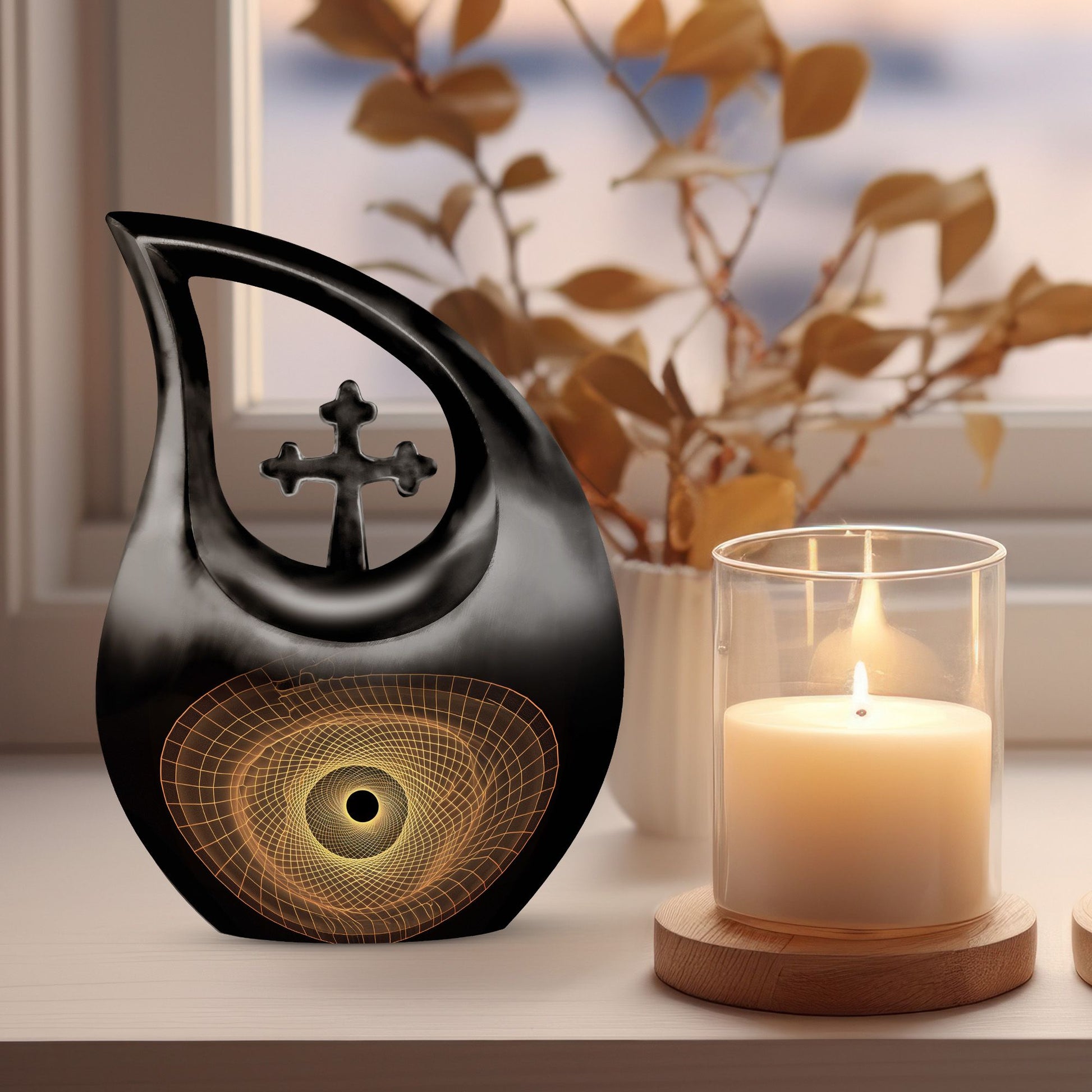 10-inch Spiral Urn