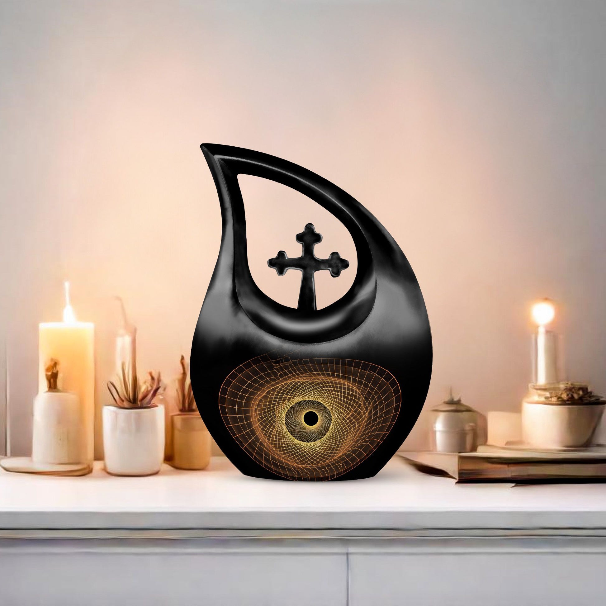 10-inch Spiral Urn