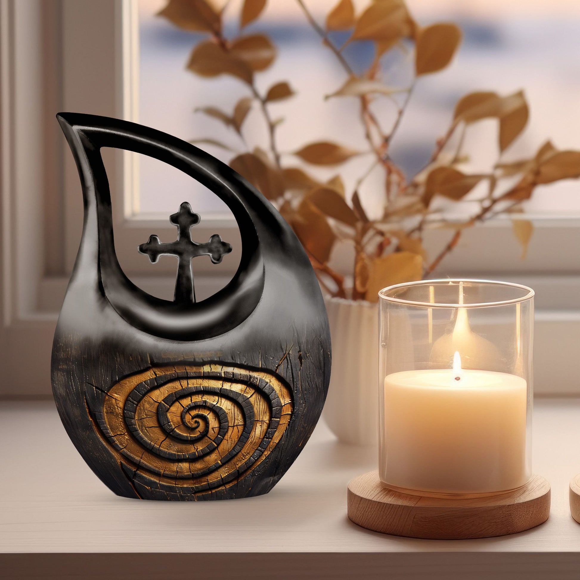 10-inch Spiral Urn