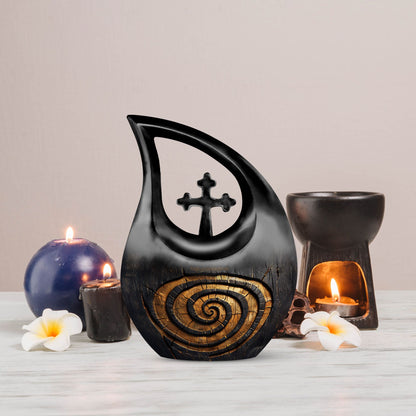 10-inch Spiral Urn