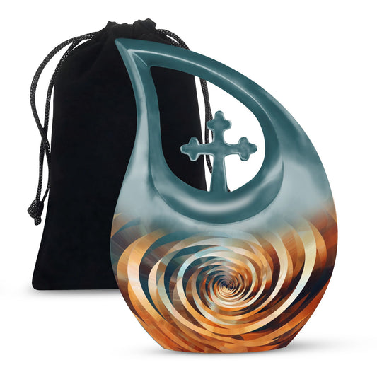 10-inch Aluminium Spiral Urn