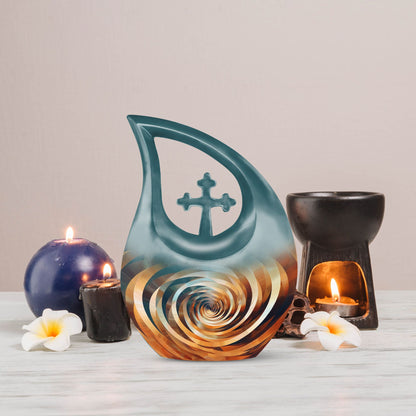 10-inch Aluminium Spiral Urn