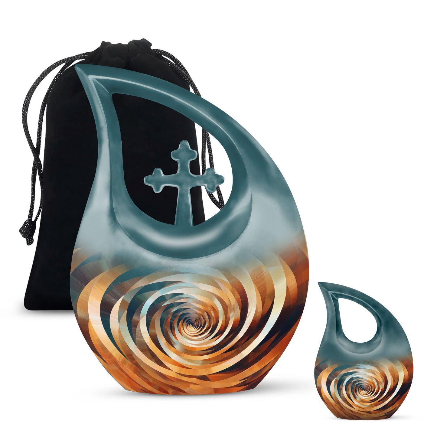 10-inch Aluminium Spiral Urn