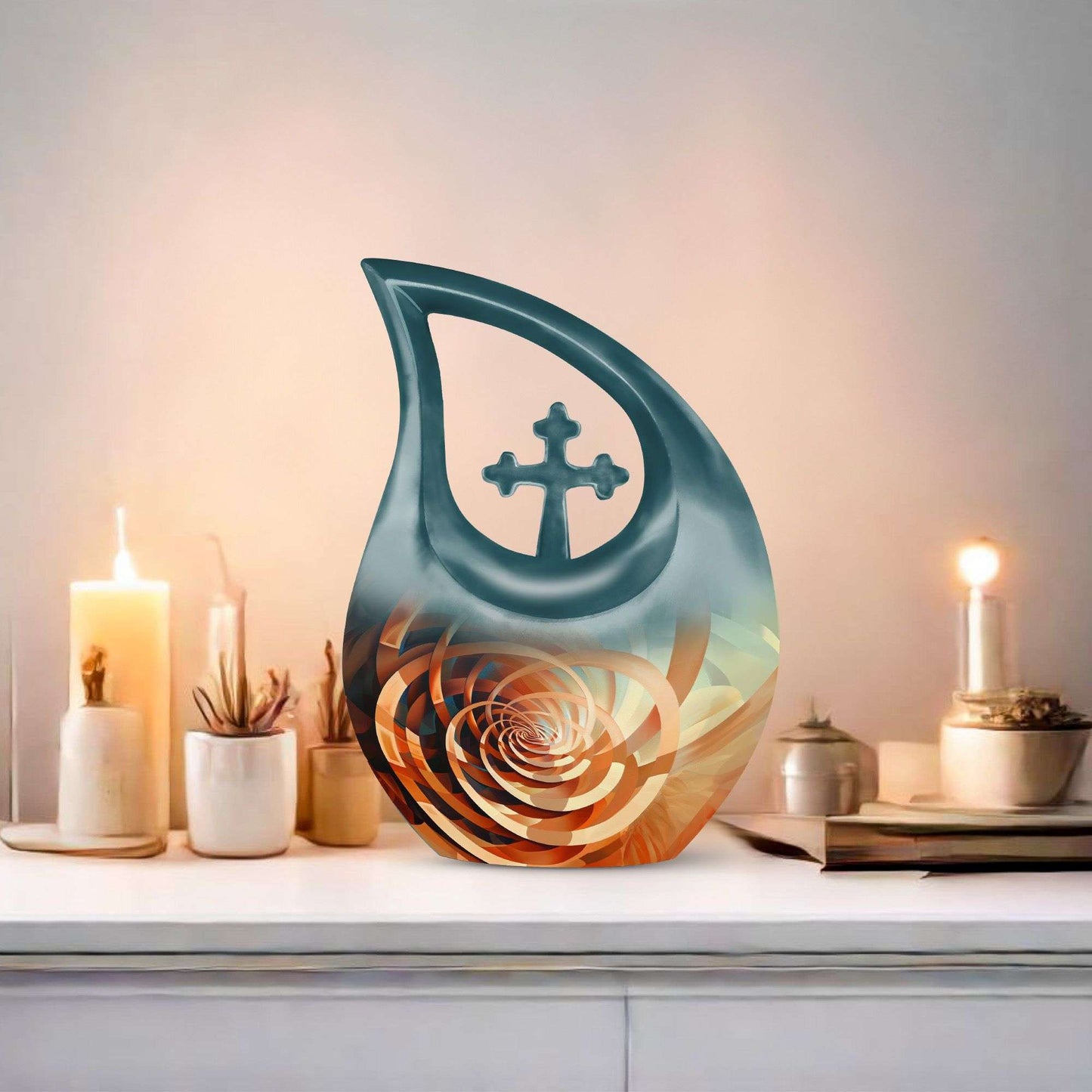 10-inch Spiral Urn 