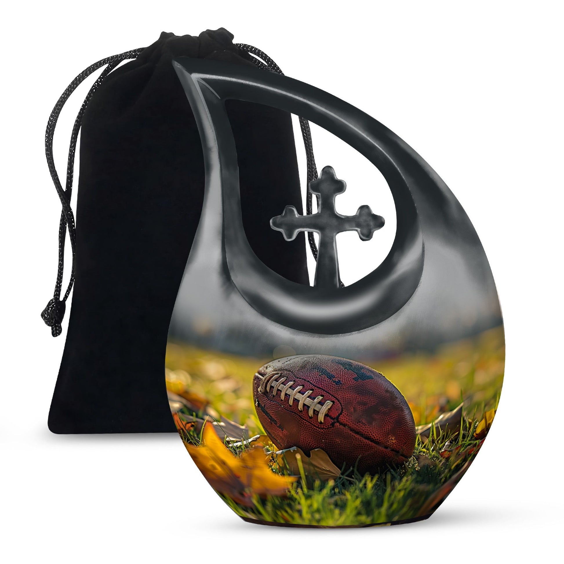 10-inch Aluminium Football Urn 