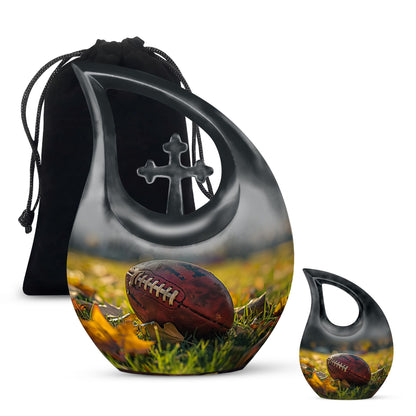 10-inch Aluminium Football Urn 
