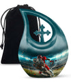10 inch Football-themed Modern Urn 