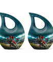 10 inch Football-themed Modern Urn 