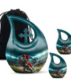 10 inch Football-themed Modern Urn 