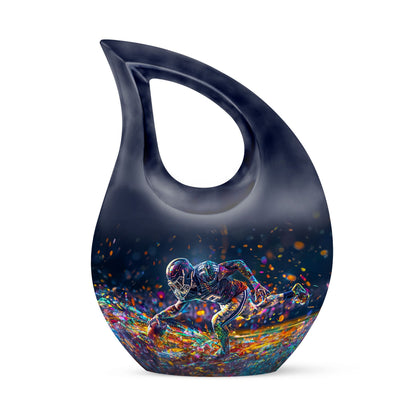 10-inch Football Urn 