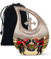 10-inch Stained Football Urn